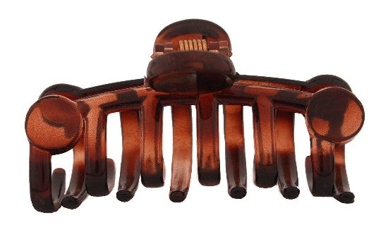 French Hair Claw  With Disks Tortoise Shell 1147