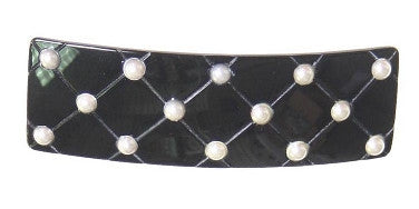 Pearl On The "X"  Automatic Barrette 2066