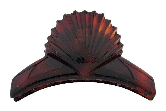 Large French Scallop Top Tortoise Shell Hair Claw 2631