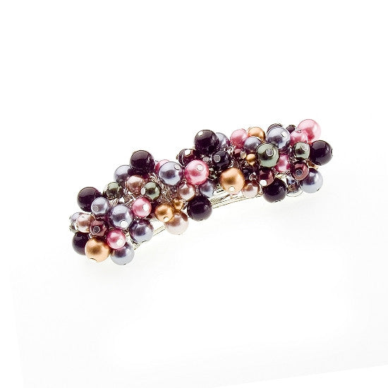 Multi-Color Automatic Beaded Barrette 3327