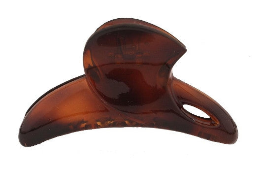 French Tortoise Shell  Fan Top Hair Claw 357