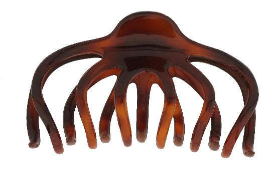 Hump with Wave Tortoise Shell Hair Claw   12121-3878