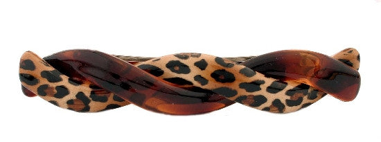 Twist Barrette Tortoise Shell & Leopard 584