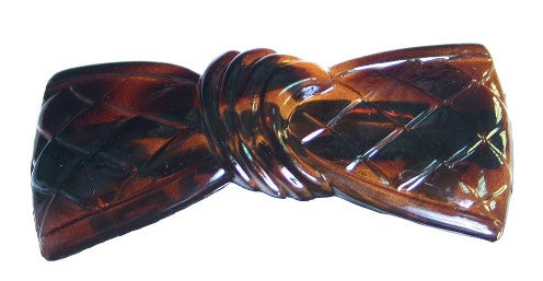 Sash Bow Automatic Barrette Tortoise Shell   12121-628