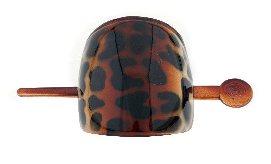 Chignon Cap  Leopard Design 6488
