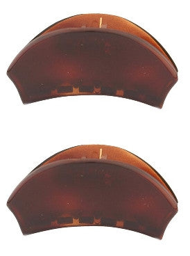 Mini Hair Claw Tortoise Shell Pair 672-2