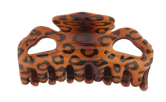 Hair Claw With Leopard Decoration 774