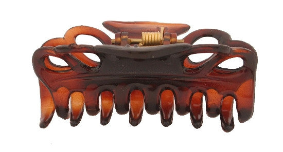 Large Braid Hair Claw Tortoise Shell 841