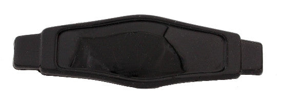 Pointed On Rectangular Barrette Black 91492
