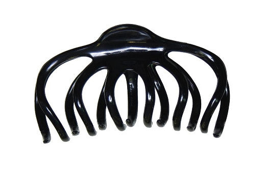 Hump With Wave Hair Claw Black 93878