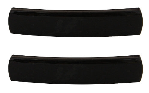 Small French Black Barrette Pair 9400-2