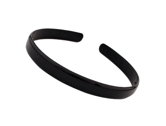 French 1/2” Headband Black   12121-9522