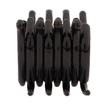 Full Tuba Rake Hair Claw  Black 96096