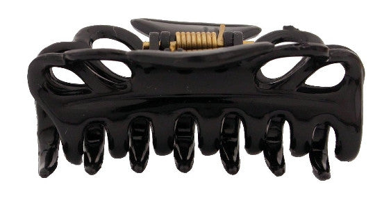 Large Fashion Hair Claw Black 9841